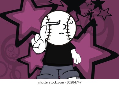 baseball kid background in vector format