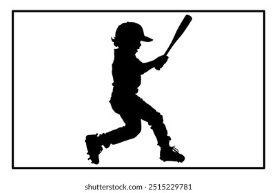 Baseball Kids Silhouettes stock illustration
Baseball - Ball, Baseball - Sport, Child, Playing