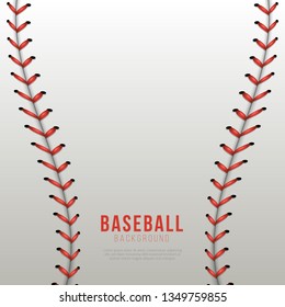 Baseball Laces Background