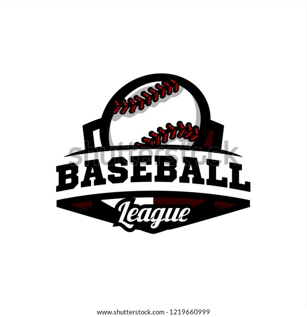 Baseball League Logo 02 Stock Vector (Royalty Free) 1219660999 ...