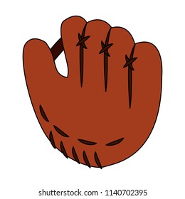 Baseball leather glove