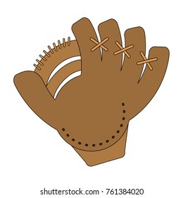 Baseball leather glove