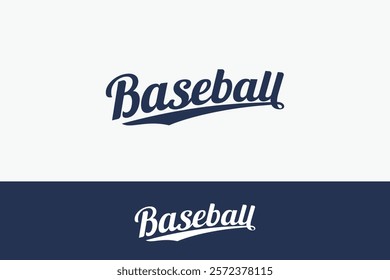 baseball lettering with vintage style for logo making, t-shirts, merchandise, etc.