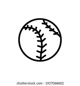 baseball line icon design vector template