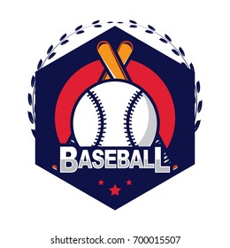 Baseball Logo American Logo Sport Stock Vector (Royalty Free) 700015507