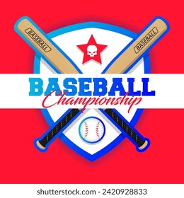 Baseball Logo American Sports Baseball Club Logo Inspiration club emblem tournament, symbol, icon, team identity vector illustration