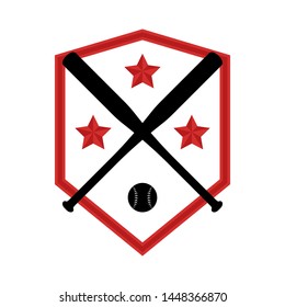 Baseball Logo Badge Sign Illustration