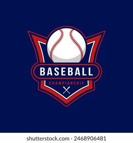 baseball logo badge template. sports logo