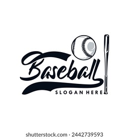 Baseball logo design. Baseball emblem and design badge