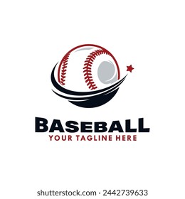 Baseball logo design. Baseball emblem and design badge