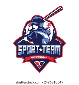 Baseball Logo Design. Sports Baseball Logo Design Vector