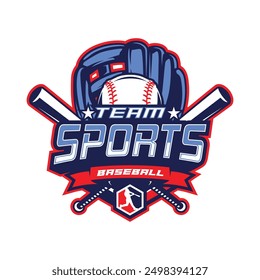 Baseball Logo Design. Sports Baseball Logo Design Vector