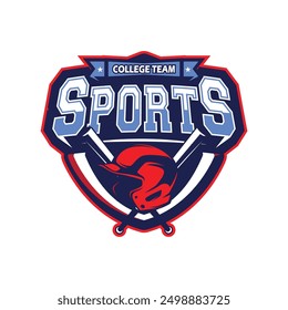 Baseball Logo Design. Sports Baseball Logo Design Vector