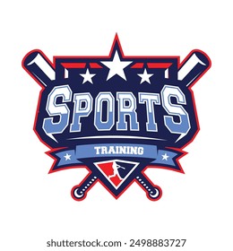 Baseball Logo Design. Sports Baseball Logo Design Vector