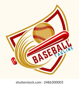 baseball logo. emblematic style. perfect for baseball club