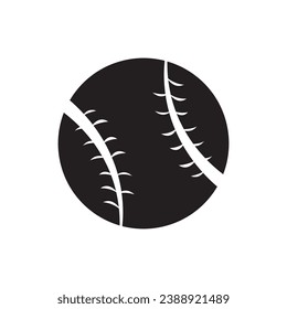 Baseball logo icon design illustration