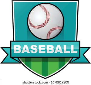 baseball logo icon vector illustration

