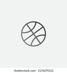 Ilustración del logotipo del béisbol, gris oscuro blanco