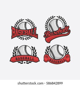 Baseball Logo International Club Team, Vector
