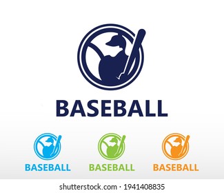 baseball logo shot ball logo sport creative logo symbol
