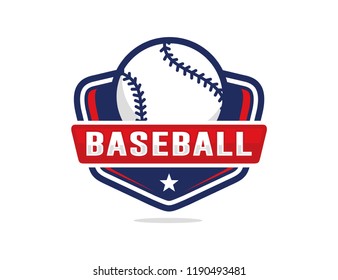 Baseball logo template