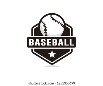 Baseball logo template