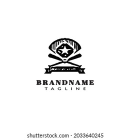 baseball logo template icon modern vector illustration