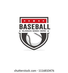 Baseball logo vector