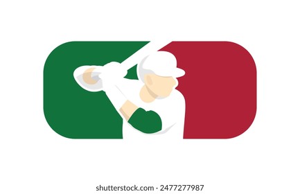 Baseball logo vector, baseball badge rectangle,sport logo,team identity,vector illustration. suitable for use as a sports club or community logo