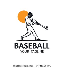 Baseball logo vector, baseball badge,sport logo,team identity,vector illustration. suitable for use as a sports club or community logo