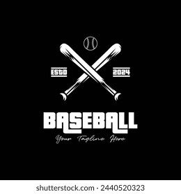 Baseball logo vector, baseball badge,sport logo,team identity,vector illustration. suitable for use as a sports club or community logo