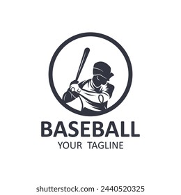 Baseball logo vector, baseball badge,sport logo,team identity,vector illustration. suitable for use as a sports club or community logo