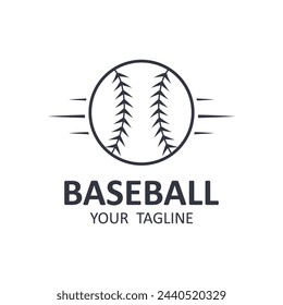 Baseball logo vector, baseball badge,sport logo,team identity,vector illustration. suitable for use as a sports club or community logo