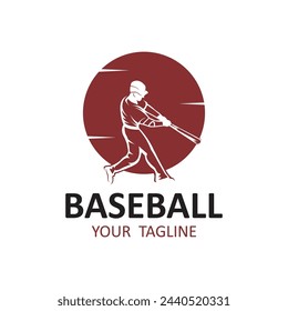 Baseball logo vector, baseball badge,sport logo,team identity,vector illustration. suitable for use as a sports club or community logo