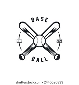 Baseball logo vector, baseball badge,sport logo,team identity,vector illustration. suitable for use as a sports club or community logo