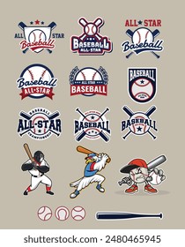 Baseball  Logo vector  illustration design
