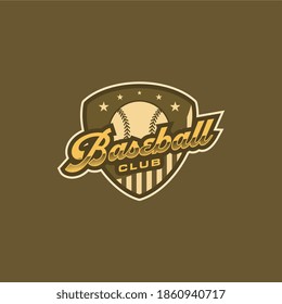 Baseball Logo. Vintage sport concept design