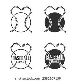 Baseball Love Vector, Sports, Baseball Lover, vector, silhouette, Sports silhouette, Baseball logo, Game vector, Game tournament, Baseball Tournament, typography, Champions league