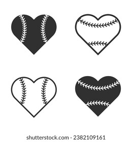 Baseball Love Vector, Sports, Baseball Lover, vector, silhouette, Sports silhouette, Baseball logo, Game vector, Game tournament, Baseball Tournament, typography, Champions league