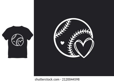 Baseball lover t shirt design