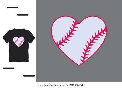 Baseball lover t shirt design