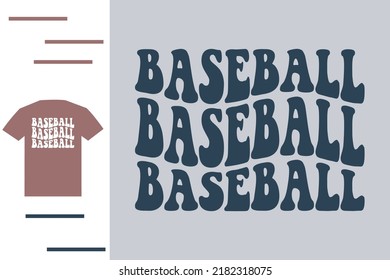 Diseño de camiseta de amante del béisbol