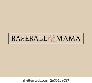 Baseball mama awesome tee design