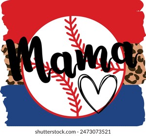 Baseball Mama Digital EPs Vektorgrafik Grafikdatei