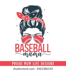 Baseball-Mama hat das Leben einer Mutter