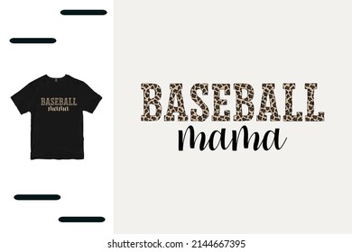 Baseball-Mama-T-Shirt-Design