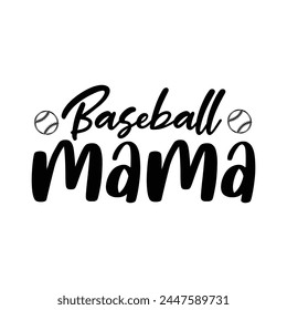 Baseball Mama Vektorgrafik Design zu verkaufen