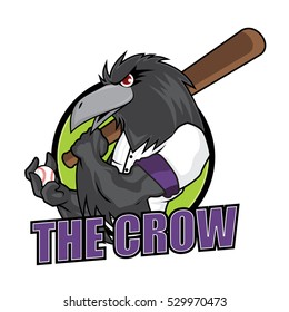 Baseball Mascots - The Crow