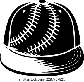 Baseball - Minimalist and Flat Logo - Vector illustration