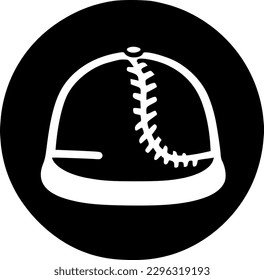 Baseball - Minimalist and Flat Logo - Vector illustration